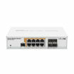 Picture of MikroTik CRS112-8P-4S-IN, 8GBE,POE, POE+,DC, 4SFP