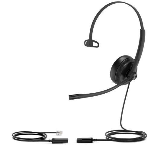 Picture of Yealink YHS34-MONO, Entry-level RJ9 headset, Monaural,