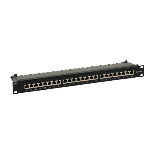 Picture of Connect C6PPFTP Cat6 FTP Patch Panel 24 Port, 19 x1U