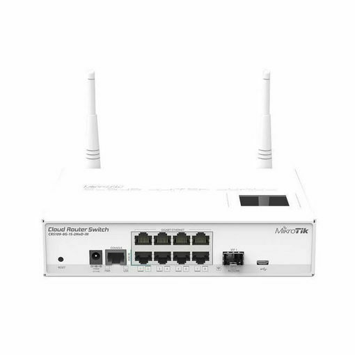 Picture of MikroTik CRS109-8G-1S-2HnD-IN, 8GB/Eth, 128MB RAM, 1SFP