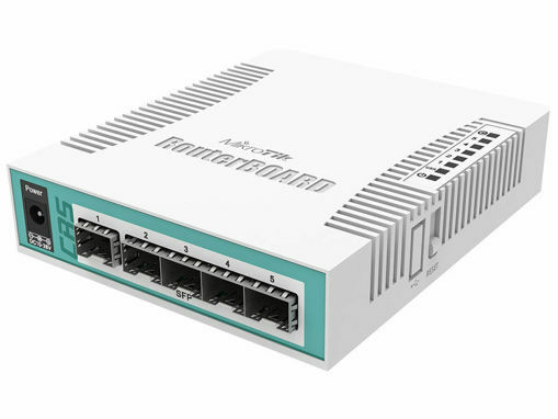 Picture of MikroTik Cloud Router Switch 5 Port SFP 1 PoE SFP Combo Port