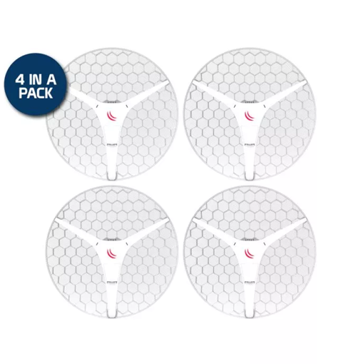 Picture of MikroTik LHG XL 5 ac 27dBi PtP CPE RouterOS L3 (4 Pack)