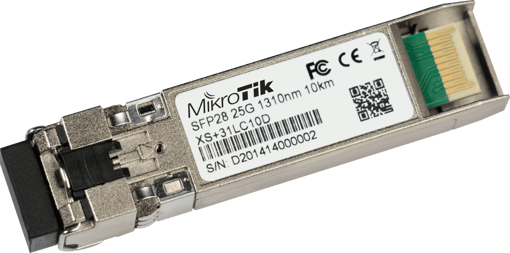 Picture of Mikrotik SFP/SFP+/SFP28 module 1/10/25G Single Mode 10km 131