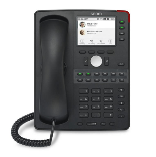 Picture of Snom D765 IP phone, Gig PoE, excl PSU