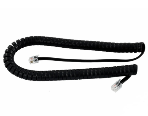 Picture of Snom CUR Black Curly Telephone Cord