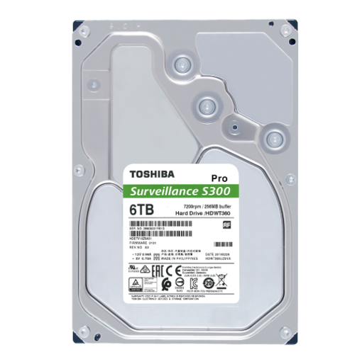 Picture of Toshiba 6TB HDD Surveillance
