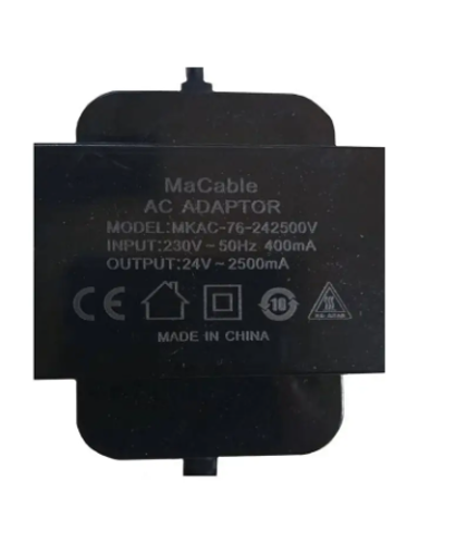Picture of MKAC-76-242500V,AC24V2.5A, Europe standard plug